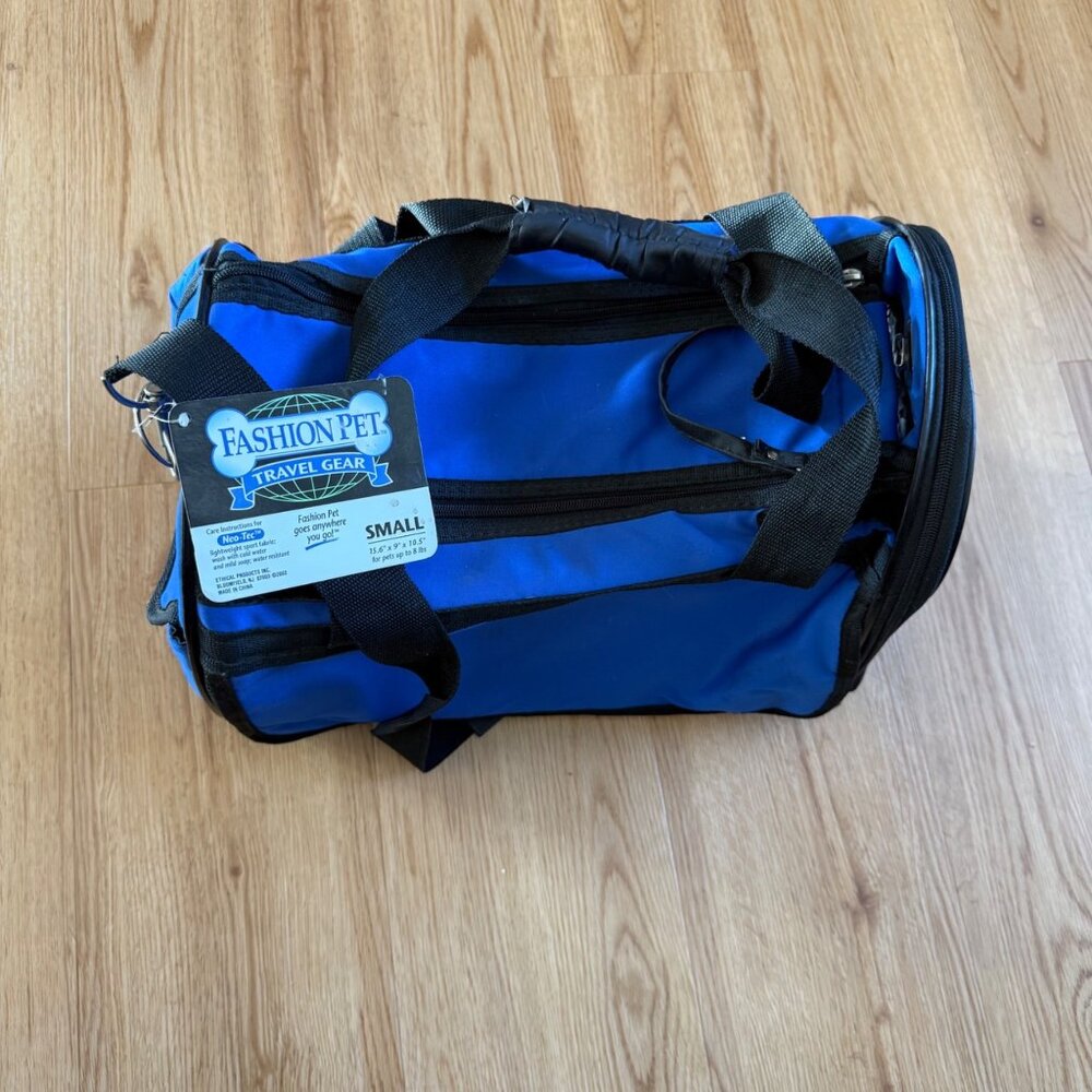 Fashion Pet Small Blue Carrier For Cats & Dogs